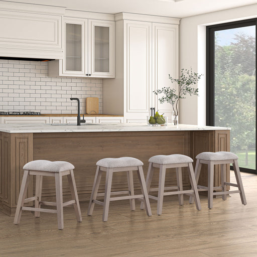 Taylor - Counter Stool - Light Brown / Gray – Counter Height (24"-27") by Steve Silver Furniture at Furniture Wholesale Plus , Nashville furniture store