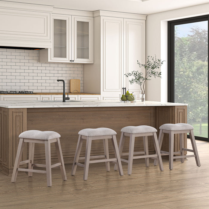 Taylor - Counter Stool (Set of 2) - Light Brown / Gray – Stool Sets by Steve Silver Furniture at Furniture Wholesale Plus , Nashville furniture store