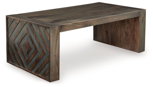 Dreggan - Rectangular Cocktail Table - Brown – Cocktail Tables by Signature Design by Ashley® at Furniture Wholesale Plus , Nashville furniture store