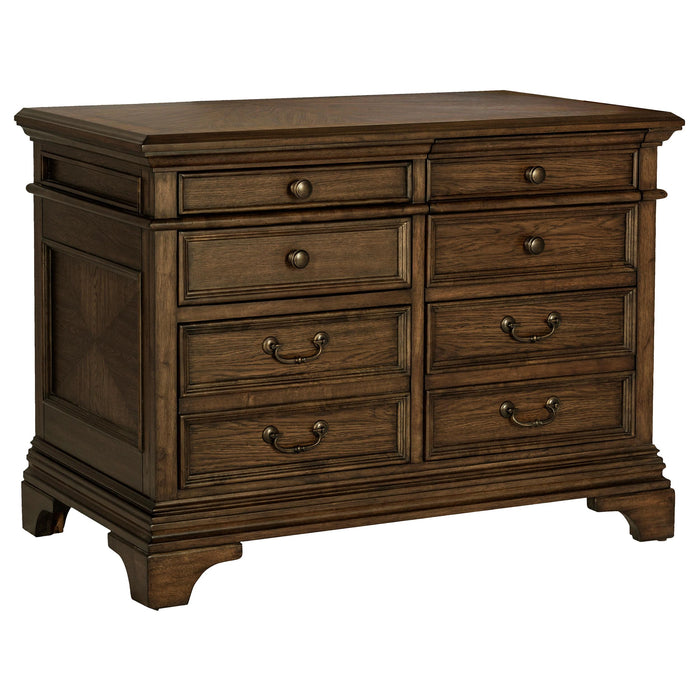 Hartshill 5-drawer File Cabinet Burnished Oak - Premium File Cabinet from Coaster Z2 Standard - Just $750! Shop now at Furniture Wholesale Plus  We are the best furniture store in Nashville, Hendersonville, Goodlettsville, Madison, Antioch, Mount Juliet, Lebanon, Gallatin, Springfield, Murfreesboro, Franklin, Brentwood