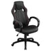 Carlos Arched Armrest Upholstered Office Chair Black - Premium Office Chair from Coaster Z2 Standard - Just $258! Shop now at Furniture Wholesale Plus  We are the best furniture store in Nashville, Hendersonville, Goodlettsville, Madison, Antioch, Mount Juliet, Lebanon, Gallatin, Springfield, Murfreesboro, Franklin, Brentwood