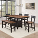 Bermuda - Counter Dining Set - Premium 5 Piece Dining Room Sets from Steve Silver Furniture - Just $1339! Shop now at Furniture Wholesale Plus  We are the best furniture store in Nashville, Hendersonville, Goodlettsville, Madison, Antioch, Mount Juliet, Lebanon, Gallatin, Springfield, Murfreesboro, Franklin, Brentwood
