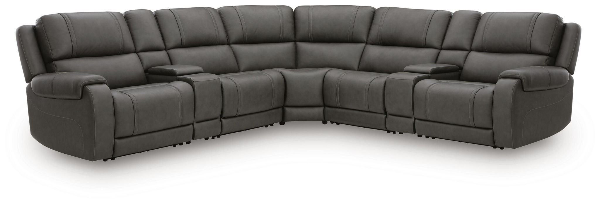 5Z - Pittson - Power Reclining Sectional – Reclining Sectionals by Signature Design by Ashley® at Furniture Wholesale Plus , Nashville furniture store