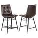 Aiken - Upholstered Tufted Counter Chair (Set of 2) - Premium Stool Sets from CoasterEssence - Just $419! Shop now at Furniture Wholesale Plus  We are the best furniture store in Nashville, Hendersonville, Goodlettsville, Madison, Antioch, Mount Juliet, Lebanon, Gallatin, Springfield, Murfreesboro, Franklin, Brentwood
