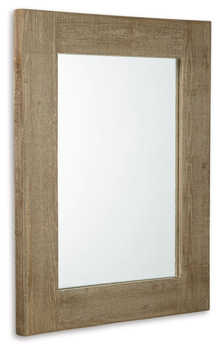 Waltleigh - Accent Mirror - Distressed Brown – Accent Mirrors by Signature Design by Ashley® at Furniture Wholesale Plus , Nashville furniture store
