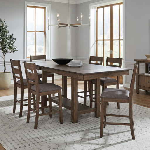 Brook Bay - Gathering Trestle Table Set – 5 Piece Dining Room Sets by Liberty Furniture at Furniture Wholesale Plus , Nashville furniture store