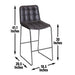 Westover - Barstool - Black – Bar Height (28"-30") by Steve Silver Furniture at Furniture Wholesale Plus , Nashville furniture store