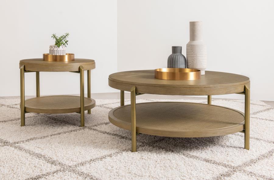 Arini - Round Coffee And End Table Set – Table Sets by Coaster Fine Furniture at Furniture Wholesale Plus , Nashville furniture store