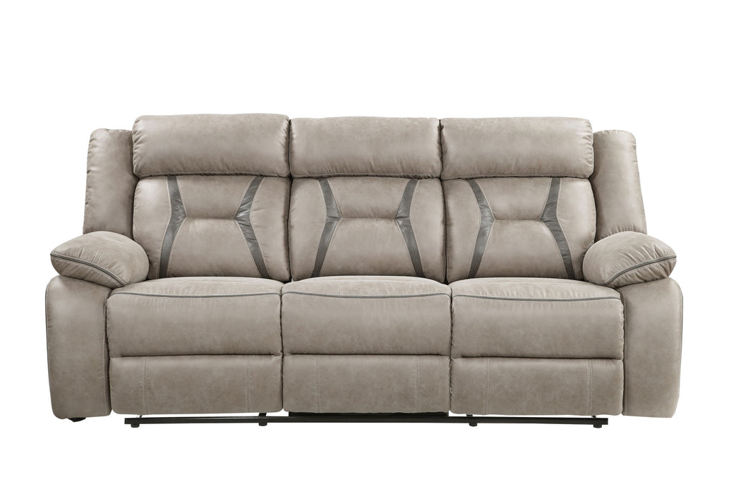 Tyson - Recliner Sofa With Drop Down Table - Pearl Silver – Reclining Sofas by Steve Silver Furniture at Furniture Wholesale Plus , Nashville furniture store