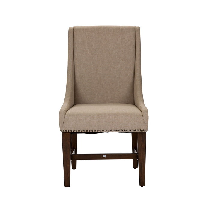 Armand - Upholstered Side Chair - Antique Brownstone – Side Chairs by Liberty Furniture at Furniture Wholesale Plus , Nashville furniture store