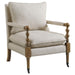 Dempsy - Upholstered Accent Chair With Casters - Beige - Premium Accent Chairs from CoasterElevations - Just $539! Shop now at Furniture Wholesale Plus  We are the best furniture store in Nashville, Hendersonville, Goodlettsville, Madison, Antioch, Mount Juliet, Lebanon, Gallatin, Springfield, Murfreesboro, Franklin, Brentwood