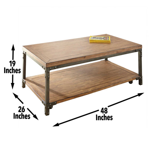 Lantana - Coffee Table - Brown – Coffee Tables by Steve Silver Furniture at Furniture Wholesale Plus , Nashville furniture store