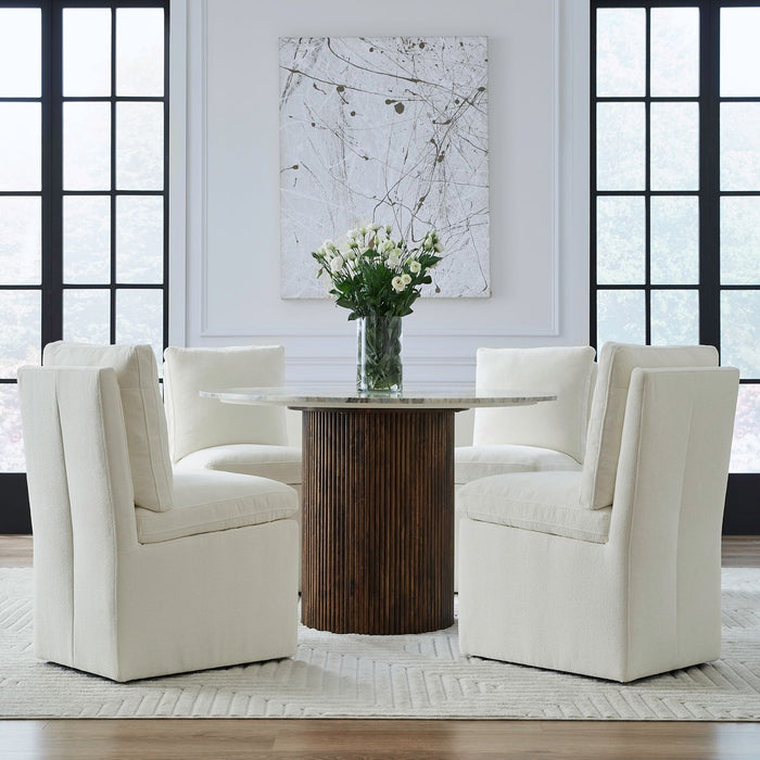 Accent Dining - Accent Dining Chair With Casters – Side Chairs by Liberty Furniture at Furniture Wholesale Plus , Nashville furniture store