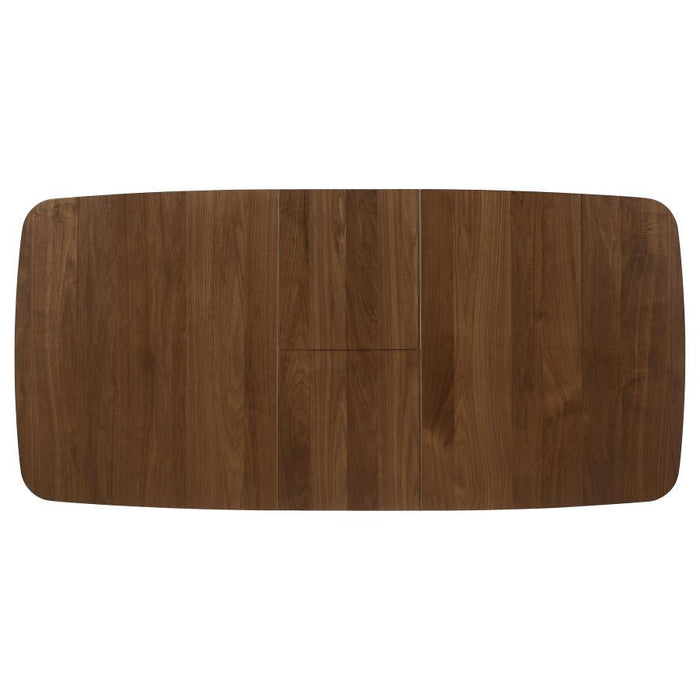 Redbridge - Extension Leaf Dining Table - Natural Walnut – Dining Tables with Extensions by CoasterEveryday at Furniture Wholesale Plus , Nashville furniture store