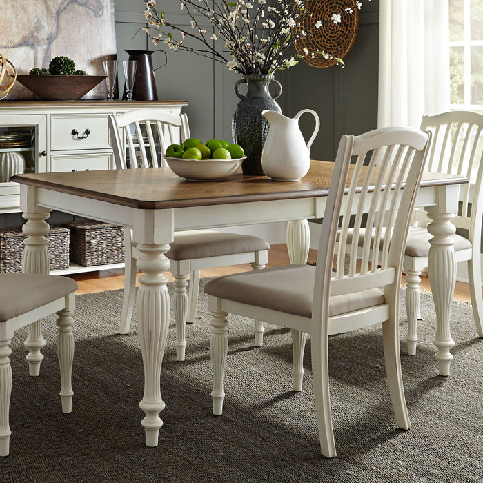 Cumberland Creek - Rectangular Leg Table - White – Dining Tables by Liberty Furniture at Furniture Wholesale Plus , Nashville furniture store