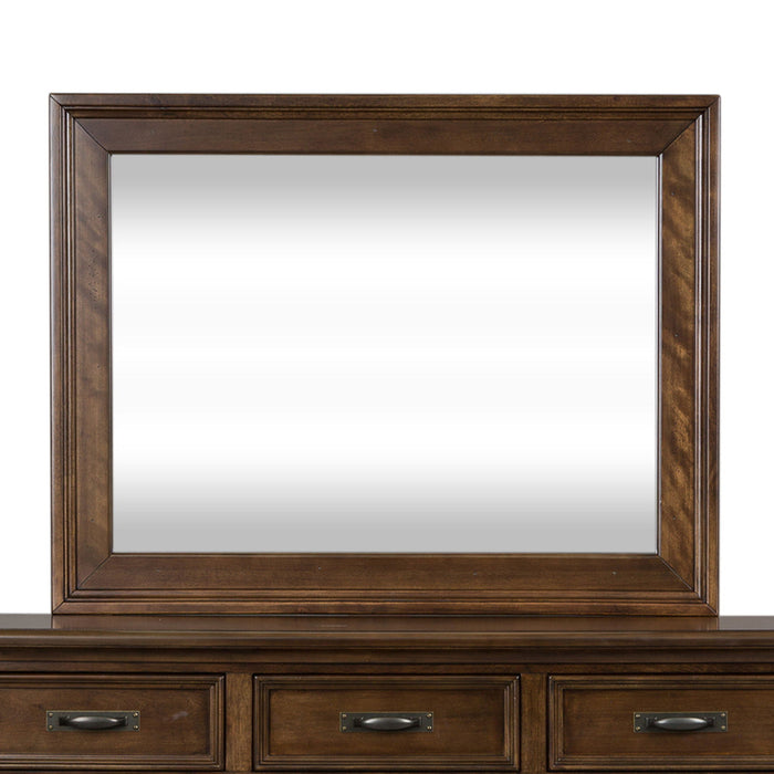 Saddlebrook - Mirror - Dark Brown – Mirrors by Liberty Furniture at Furniture Wholesale Plus , Nashville furniture store