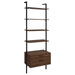 Owens - 3 Piece Wall Mounted Bookshelf Set - Walnut - Premium 3 Piece Home Office Sets from Coaster Fine Furniture - Just $1079! Shop now at Furniture Wholesale Plus  We are the best furniture store in Nashville, Hendersonville, Goodlettsville, Madison, Antioch, Mount Juliet, Lebanon, Gallatin, Springfield, Murfreesboro, Franklin, Brentwood
