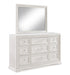 Alexandria - Dresser And Mirror - White – Dresser & Mirror by Crown Mark at Furniture Wholesale Plus , Nashville furniture store