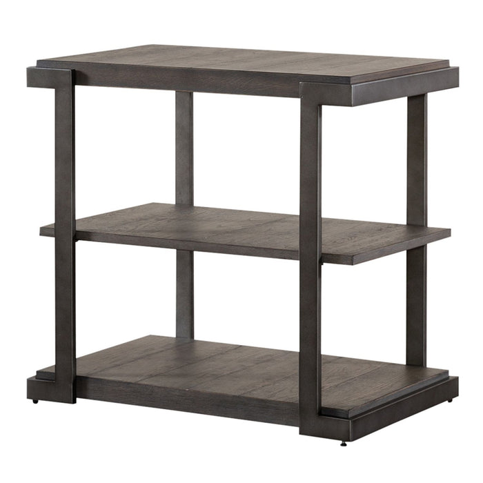 Modern View - Tiered End Table - Dark Gray – End Tables by Liberty Furniture at Furniture Wholesale Plus , Nashville furniture store