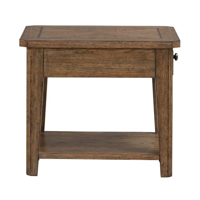 Carolina Park - End Table - Amber Brown – End Tables by Liberty Furniture at Furniture Wholesale Plus , Nashville furniture store