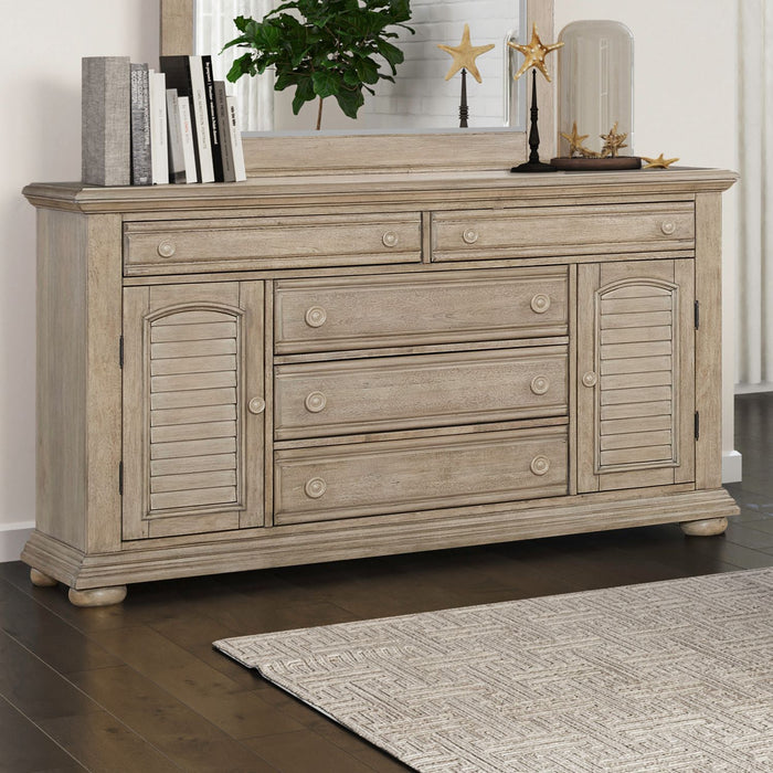 Summer House - 2 Door 5 Drawer Dresser - Sand Dune – Dressers by Liberty Furniture at Furniture Wholesale Plus , Nashville furniture store