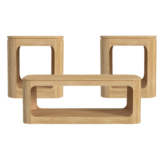Rogen Rustic - Occasional Table Set – Table Sets by Elements International at Furniture Wholesale Plus , Nashville furniture store