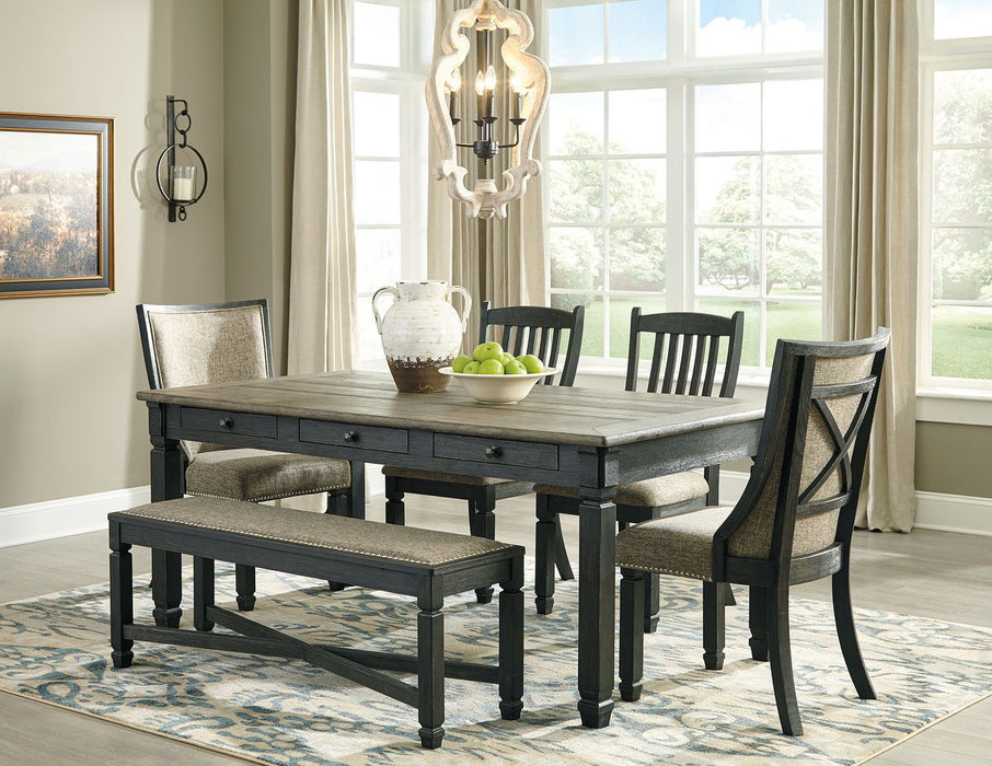 Tyler Creek - Dining Table Set – 6 Piece Dining Room Sets by Signature Design by Ashley® at Furniture Wholesale Plus , Nashville furniture store