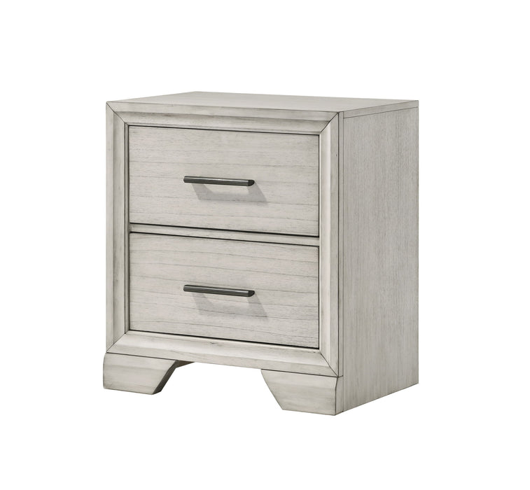Jaymes - Night Stand - White Mist – Accent Nightstands by Crown Mark at Furniture Wholesale Plus , Nashville furniture store
