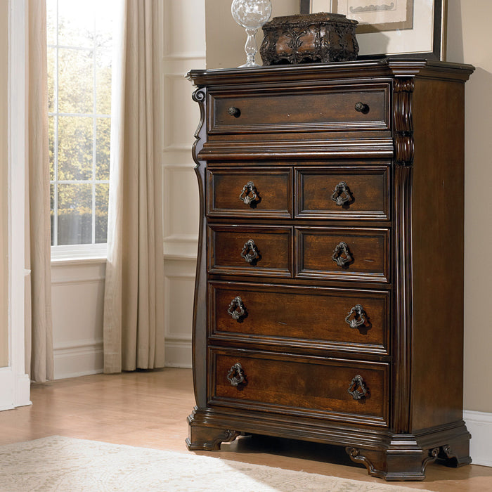 Arbor Place - 6 Drawer Chest - Brownstone – Accent Chests by Liberty Furniture at Furniture Wholesale Plus , Nashville furniture store