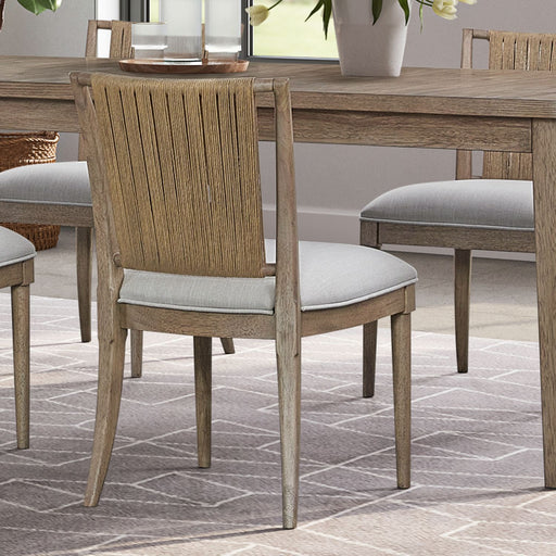 Sheridan Pointe - Corded Back Side Chair - Vintage Natural – Side Chairs by Liberty Furniture at Furniture Wholesale Plus , Nashville furniture store