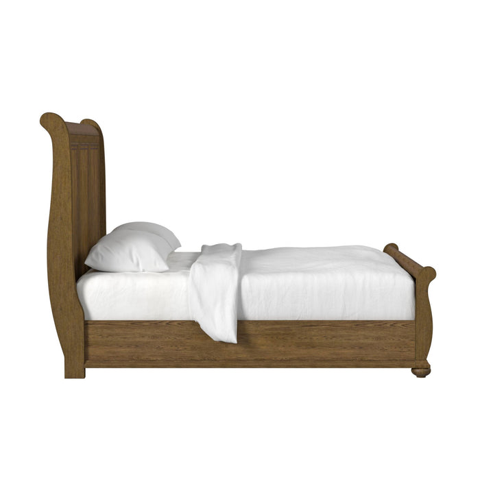 Heritage & Home - Sleigh Bedroom Set – 3 Piece Bedroom Sets by Elements International at Furniture Wholesale Plus , Nashville furniture store