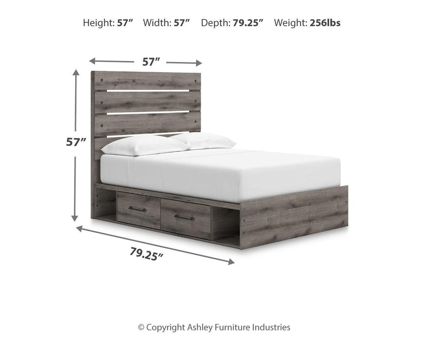 Graystorm - Panel Bed With Storage – Storage Beds by Signature Design by Ashley® at Furniture Wholesale Plus , Nashville furniture store