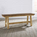 Lindsey Farm - Backless Bench - Natural & Brown – Dining Benches by Liberty Furniture at Furniture Wholesale Plus , Nashville furniture store