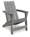 Cove Beach - Adirondack Chair - Gray – Arm Chairs by Signature Design by Ashley® at Furniture Wholesale Plus , Nashville furniture store