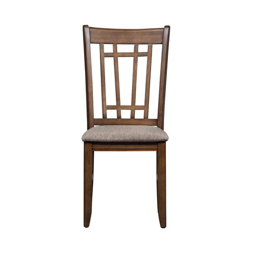 Santa Rosa - Lattice Back Side Chair - Antique Honey – Side Chairs by Liberty Furniture at Furniture Wholesale Plus , Nashville furniture store