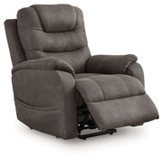 Snowfield - Power Lift Recliner - Gunmetal – Lift Chairs by Signature Design by Ashley® at Furniture Wholesale Plus , Nashville furniture store