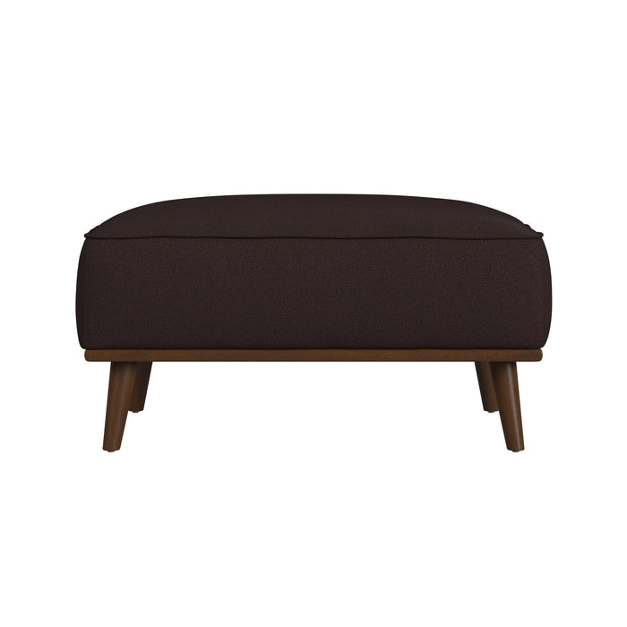 Destiny - Ottoman With Wood Base – Upholstered Ottomans by Elements International at Furniture Wholesale Plus , Nashville furniture store