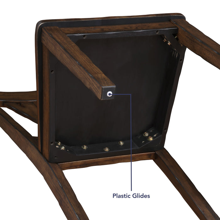 Auburn - Side Chair (Set of 2) - Dark Brown – Chair Sets by Steve Silver Furniture at Furniture Wholesale Plus , Nashville furniture store