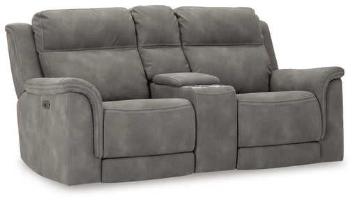 Next-Gen Durapella - Reclining Power Loveseat With Console – Reclining Loveseats by Signature Design by Ashley® at Furniture Wholesale Plus , Nashville furniture store