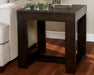 Watson - Dark Brown - Square End Table - Premium End Tables from Signature Design by Ashley® - Just $158! Shop now at Furniture Wholesale Plus  We are the best furniture store in Nashville, Hendersonville, Goodlettsville, Madison, Antioch, Mount Juliet, Lebanon, Gallatin, Springfield, Murfreesboro, Franklin, Brentwood