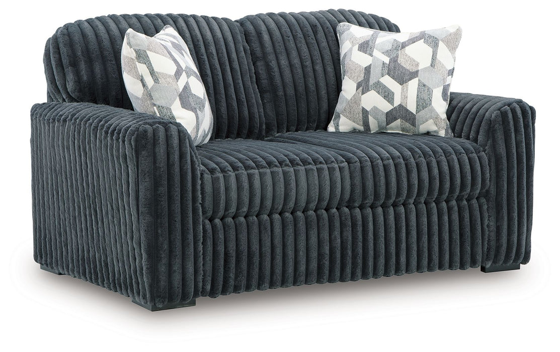 Midnight-Madness - Loveseat – Stationary Loveseats by Signature Design by Ashley® at Furniture Wholesale Plus , Nashville furniture store