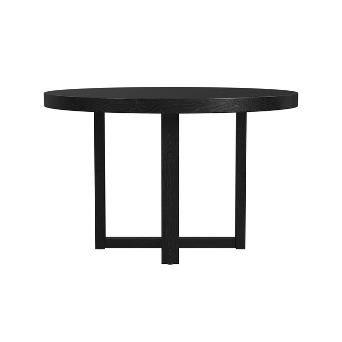 Bahama Breeze - 47.5" Round Dining Table - Black – Dining Tables by Elements International at Furniture Wholesale Plus , Nashville furniture store