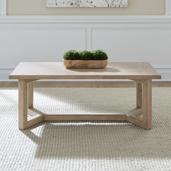 Proximity Place - Rectangular Cocktail Table - Barley Buff – Cocktail Tables by Liberty Furniture at Furniture Wholesale Plus , Nashville furniture store
