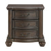 Brunswick - 2-Drawer Nightstand With USB - Mahogany – Nightstands w/ Charging Stations by Elements International at Furniture Wholesale Plus , Nashville furniture store
