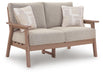 Grover Beach - Loveseat With Cushion - Driftwood – Loveseats by Signature Design by Ashley® at Furniture Wholesale Plus , Nashville furniture store