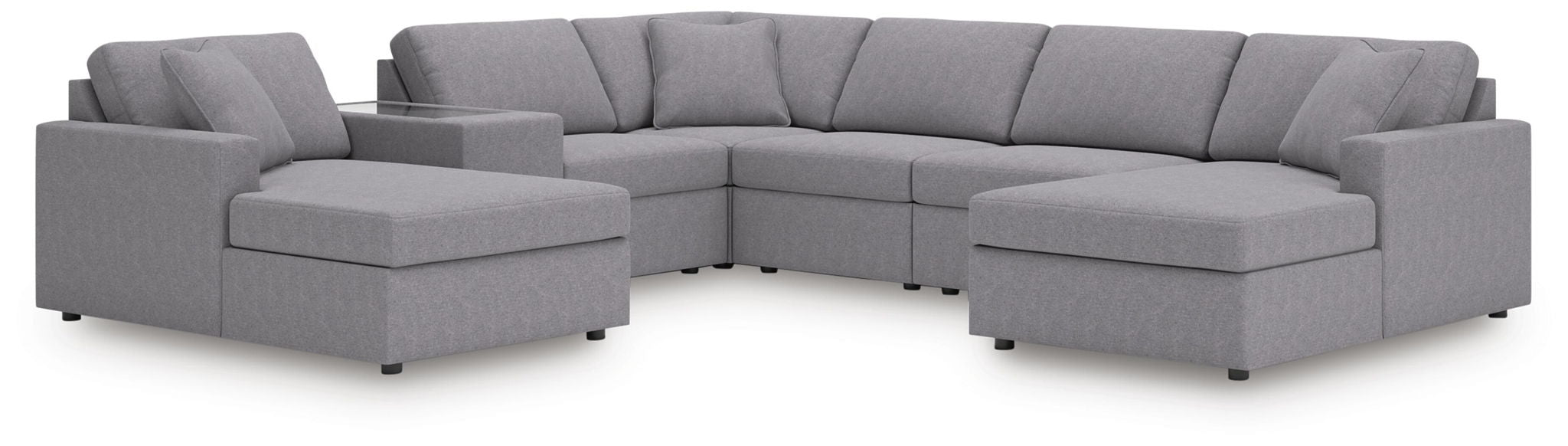 Modmax - Sectional - Granite – Stationary Sectionals by Signature Design by Ashley® at Furniture Wholesale Plus , Nashville furniture store