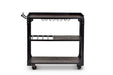 Sherlock - Cart With Casters - Black – Bar Carts by Steve Silver Furniture at Furniture Wholesale Plus , Nashville furniture store