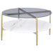Jonelle - Round Glass Top Table – End Tables by CoasterEveryday at Furniture Wholesale Plus , Nashville furniture store