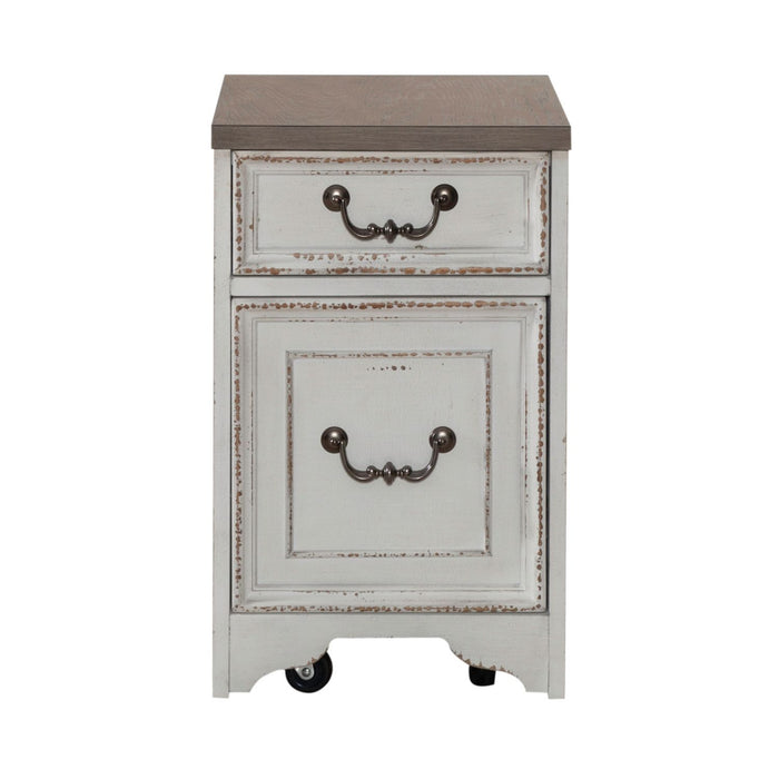 Magnolia Manor - Mobile File - Antique White – Filing Cabinets by Liberty Furniture at Furniture Wholesale Plus , Nashville furniture store