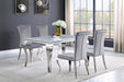 Carone - Rectangular Glass Dining Set - Premium 5 Piece Dining Room Sets from CoasterElevations - Just $1829! Shop now at Furniture Wholesale Plus  We are the best furniture store in Nashville, Hendersonville, Goodlettsville, Madison, Antioch, Mount Juliet, Lebanon, Gallatin, Springfield, Murfreesboro, Franklin, Brentwood